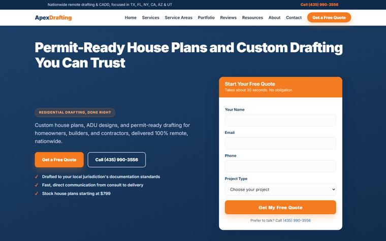 Apex Drafting Services, LLC homepage